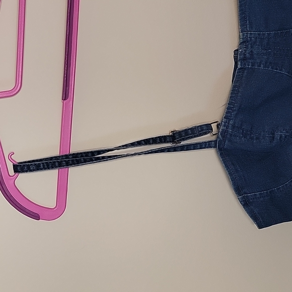 Denim Bustier Style Top - Picture 2 of 10